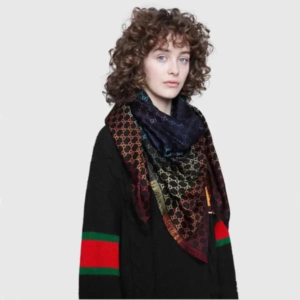 구찌 여성 레드 머플러 - Gucci Womens Red Muffler - gu127x - 1