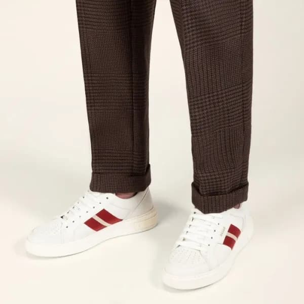 발리 남성 화이트 스니커즈 - Bally Mens White Sneakers - bal16… - 1