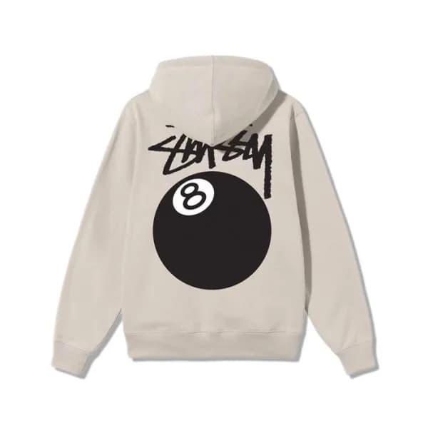 스터시 남성 베이지 집업 후드티 - Stussy Mens Beige Hoodie - stu… - 1