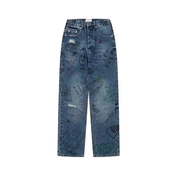 발렌시아가 남성 블루 청바지 - Balenciaga Mens Blue Jeans - ba3… - 1