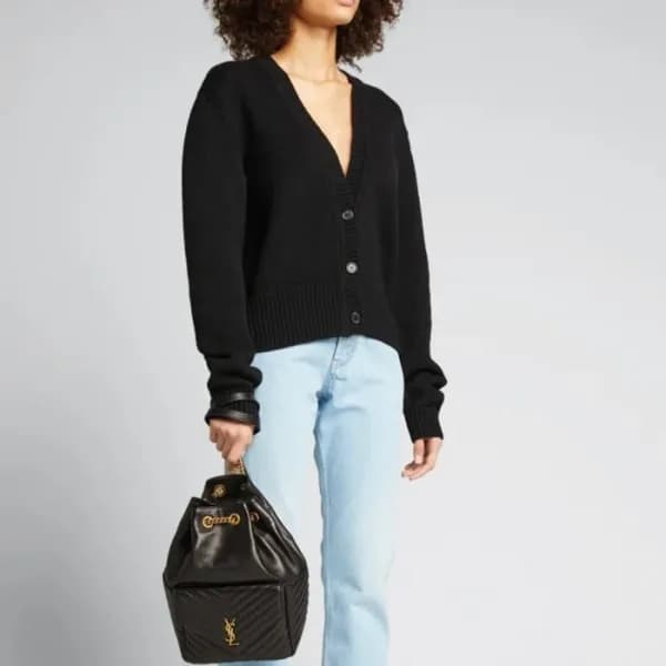 입생로랑 여성 블랙 백팩 - Saint Laurent Womens Black Back Pa… - 1
