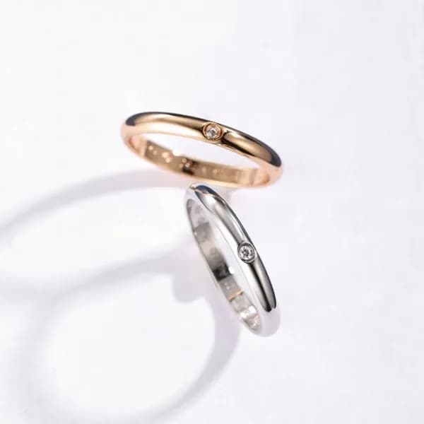 까르띠에 여성 골드 반지 - Cartier Womens Gold Ring - acc107x - 1
