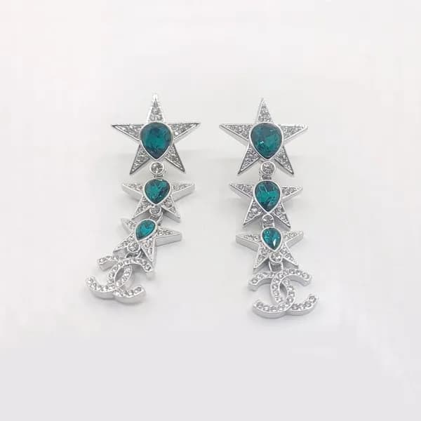 샤넬 여성 화이트 골드 이어링 - Chanel Womens White Gold Earrin… - 1