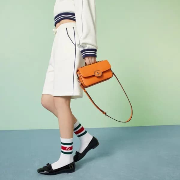 구찌 여성 오렌지 GG 크로스백 - Gucci Womens Orange GG Petite … - 1