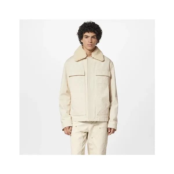 루이비통 남성 모던 아이보리 자켓 - Louis vuitton Mens Ivory Jack… - 1