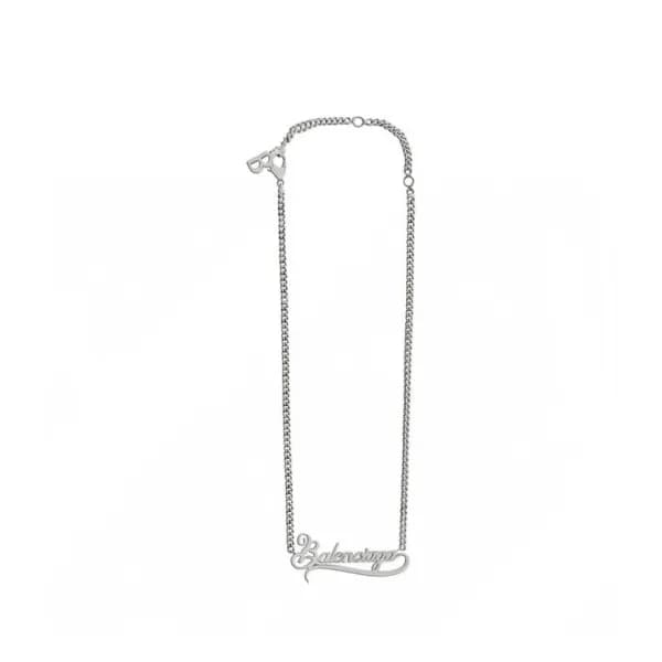 발렌시아가 여성 화이트 골드 목걸이 - Balenciaga Womens White-gold… - 1