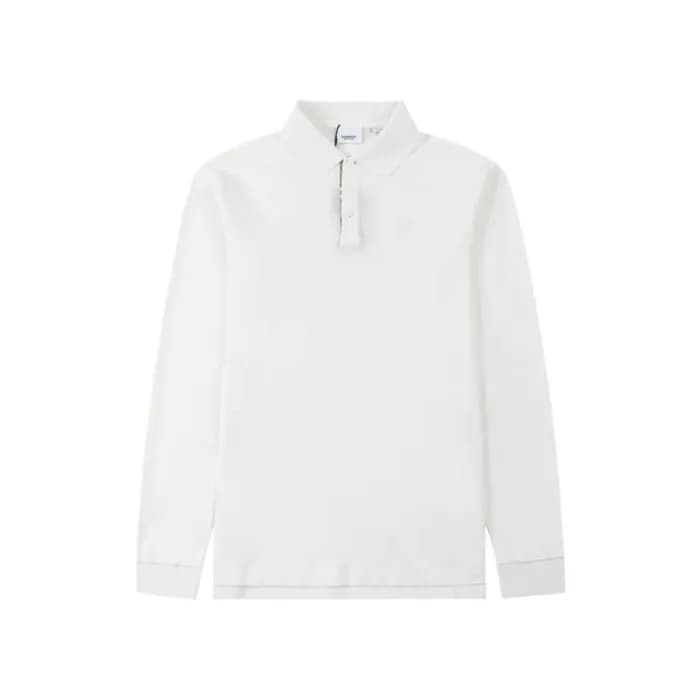 버버리 남성 폴로 화이트 맨투맨 - Burberry Mens White Tshirts - … - 1