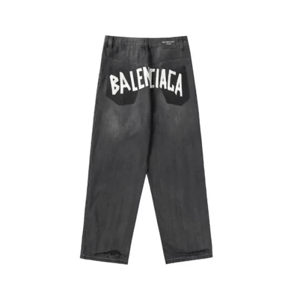 발렌시아가 남성 블랙 청바지 - Balenciaga Mens Black Jeans - ba… - 1