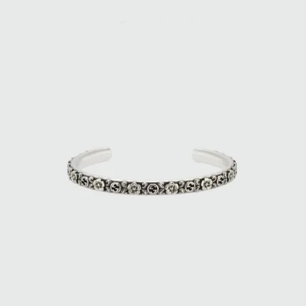 구찌 남/녀 블랙 팔찌 - Gucci Unisex Black Bangle - acc811x - 1