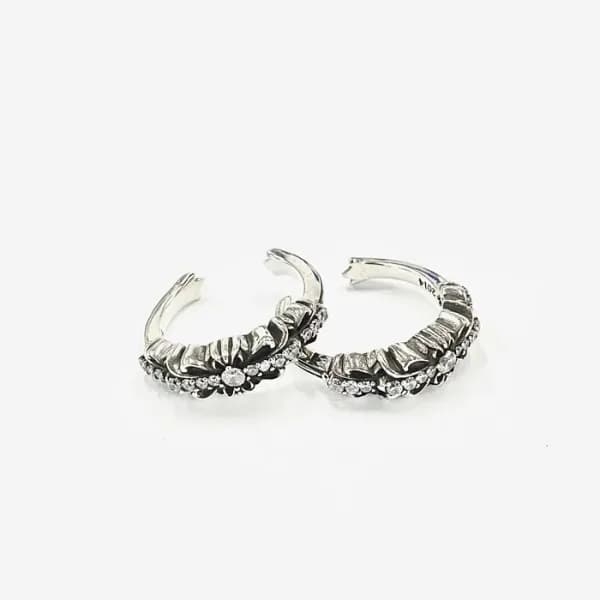 크롬하츠 남/녀 골드 반지 - Chrome Hearts Unisex Gold Ring - … - 1