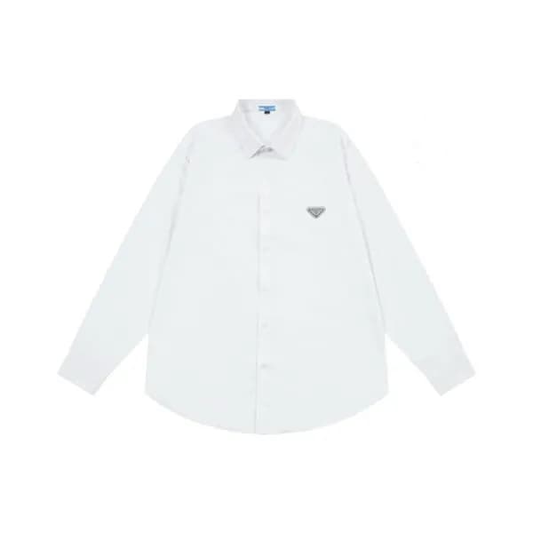 프라다 남성 모던 화이트 셔츠 - Prada Mens White Shirts - prc24… - 1