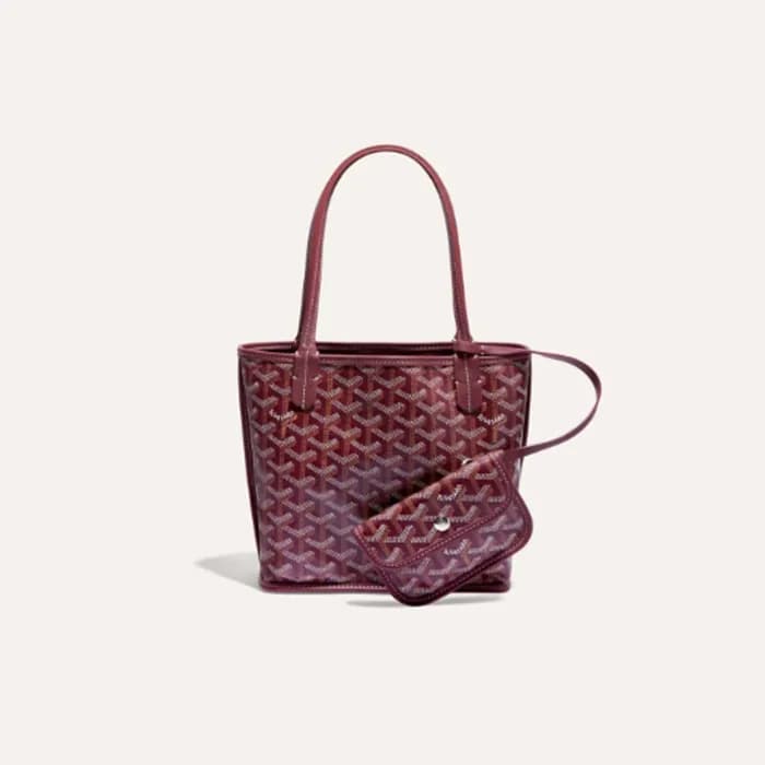 고야드 여성 버건디 앙주 백 미니 - Goyard Womens Mini Anjou Bag … - 1
