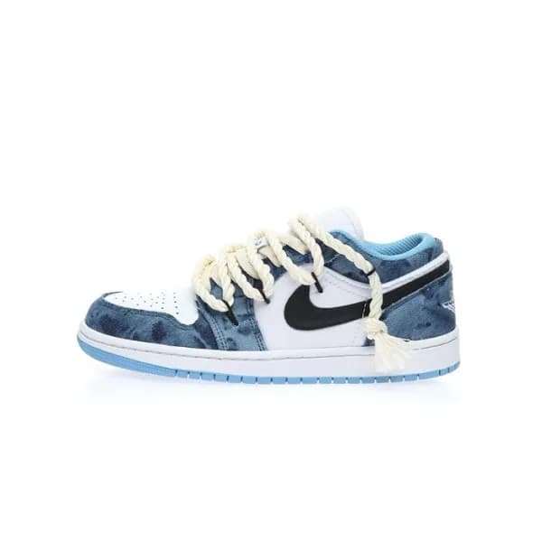 나이키 x Air Jordan 남/녀 블루 스니커즈 - Nike Unisex Blue Sn… - 1