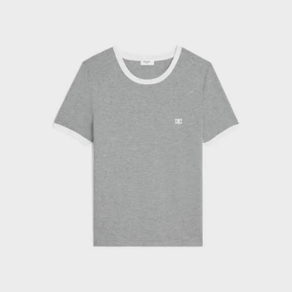 셀린느 여성 그레이 반팔 티셔츠 - Celine Womens Gray Tshirts - c… - 1