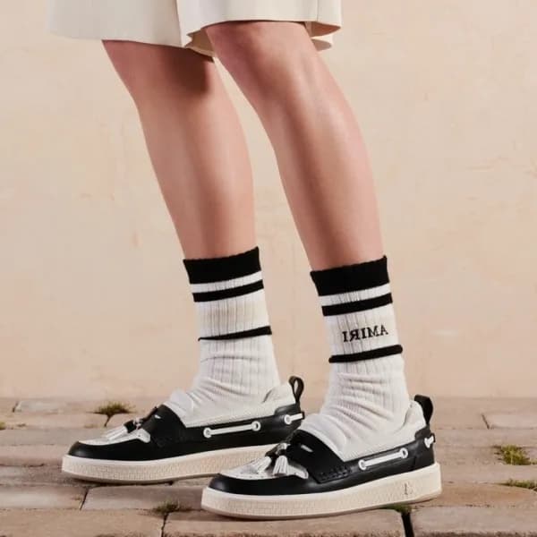 아미리 남성 블랙 로퍼 - Amiri Mens Black Loafer - ams768x - 1