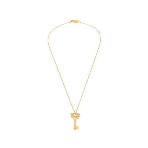 발렌시아가 여성 옐로우 골드 목걸이 - Balenciaga Womens Yellow-gol… - 1