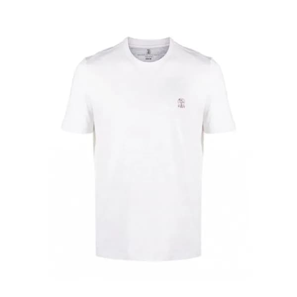 브루넬로쿠치넬리 남성 라운드 티셔츠 - Brunello Cucinelli Mens Roun… - 1