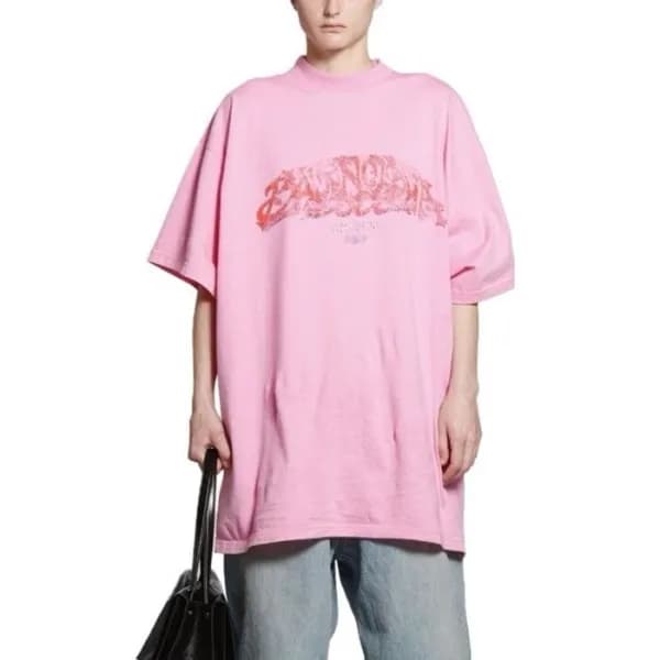 발렌시아가 남성 라운드 반팔 티셔츠 - Balenciaga Mens Round Tshirt… - 1