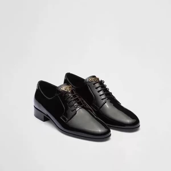 프라다 여성 블랙 로퍼 - Prada Womens Black Loafer - prs1476… - 1