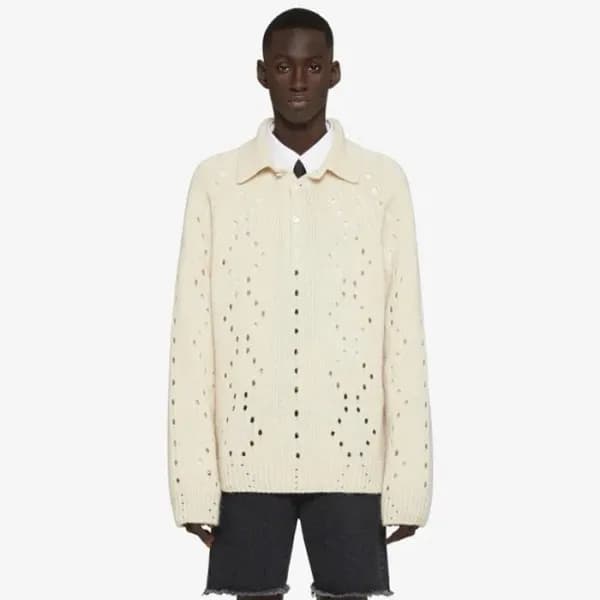 지방시 남성 폴로 스웨터 - Givenchy Mens Polo Sweater - gic37… - 1