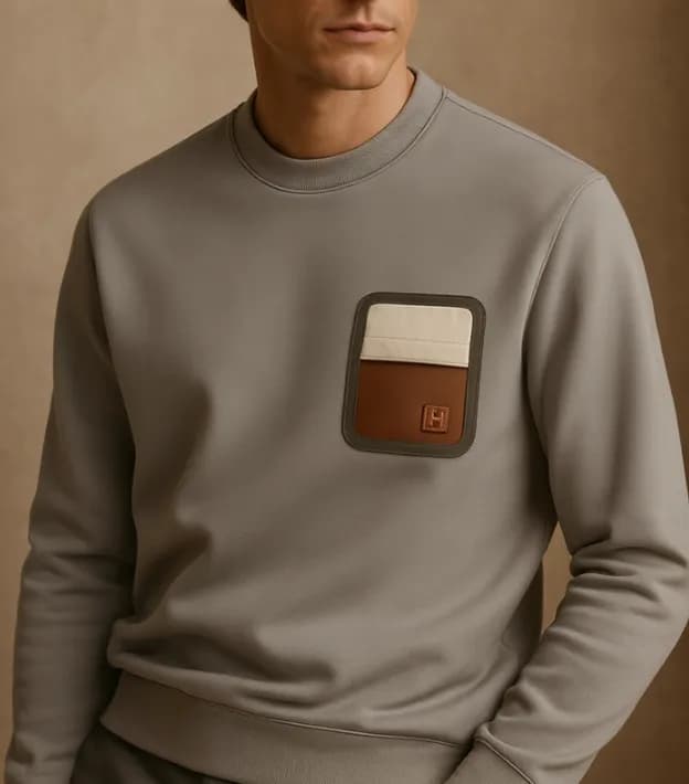 에르메스 남성 라운드 맨투맨 - Hermes Mens Round Tshirt - hec40… - 1