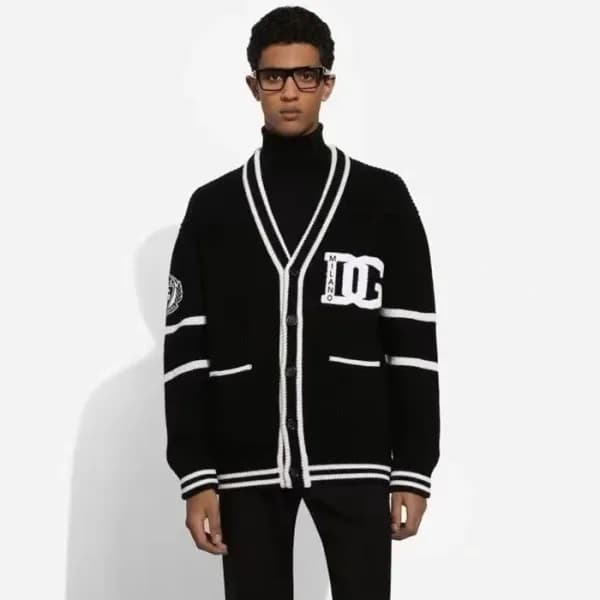 돌체앤가바나 남성 브이넥 가디건 - Dolce&Gabbana Mens V-neck Card… - 1