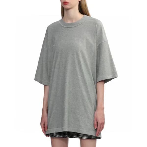 베트멍 여성 라운드 반팔 티셔츠 - Vetements Womens Over Size Tsh… - 1