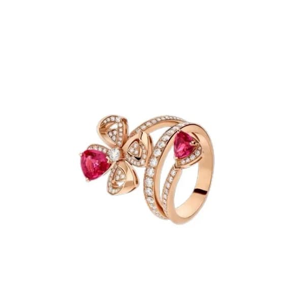 불가리 여성 골드 반지 - Bvlgari Womens Gold Ring - acc3715x - 1
