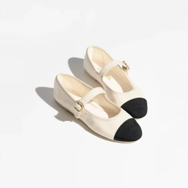 샤넬 여성 메리제인 발레리나 슈즈 - Chanel Womens Ballerina Shoes… - 1