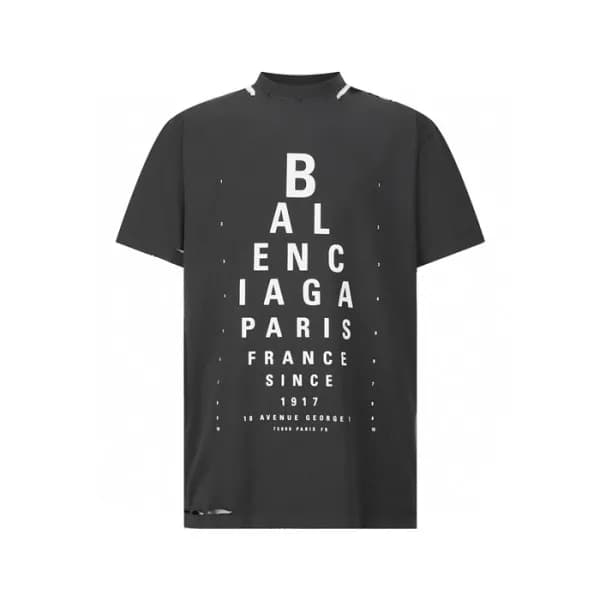 발렌시아가 남성 라운드 반팔 티셔츠 - Balenciaga Mens Round Tshirt… - 1