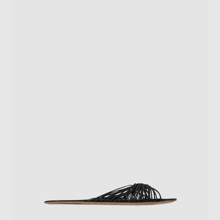 더 로우 여성 가죽 슬라이드 샌들 - The Row Womens Leather Slide … - 1