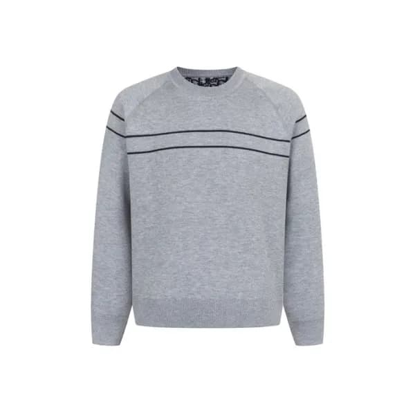 디올 남성 라운드 양면 스웨터 - Dior Mens Round Knitwear - dic8… - 1