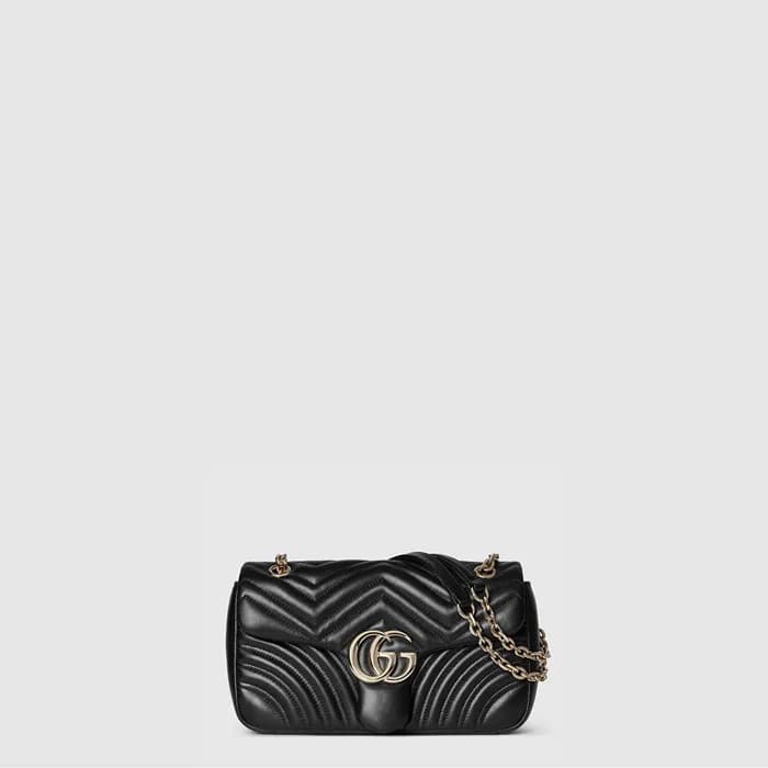 구찌 여성 GG 마몽 미디엄 숄더백 - Gucci Womens GG Marmont Medi… - 1