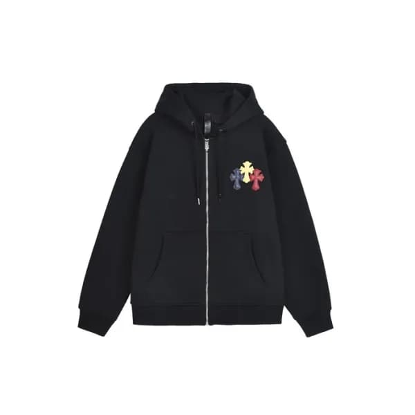 크롬하츠 남성 집업 후디 - Chrom hearts Mens Zip-up Hooded - … - 1
