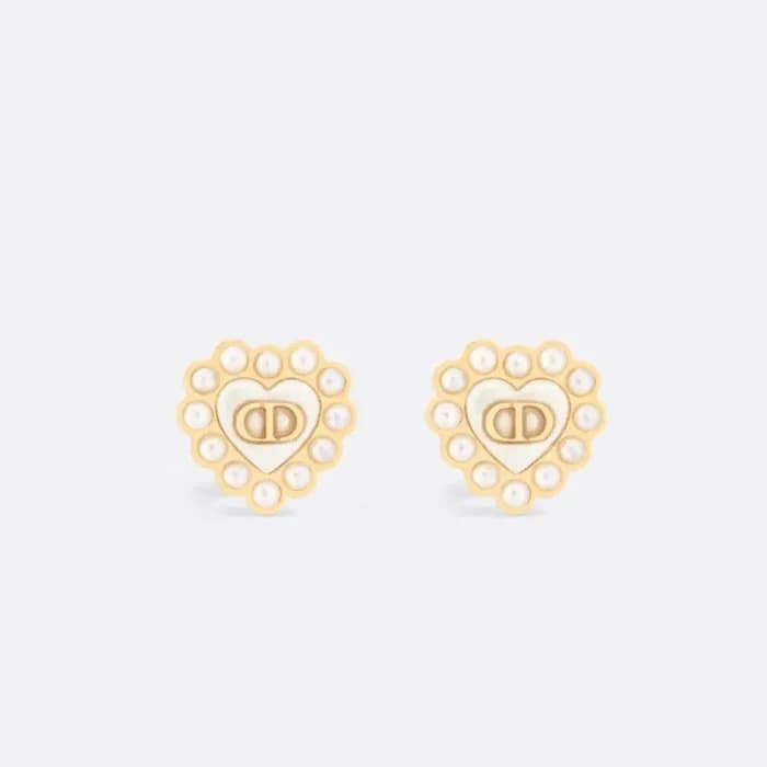 디올 여성 Petit CD Baroque 스터드 귀걸이 - Dior Womens Petit… - 1