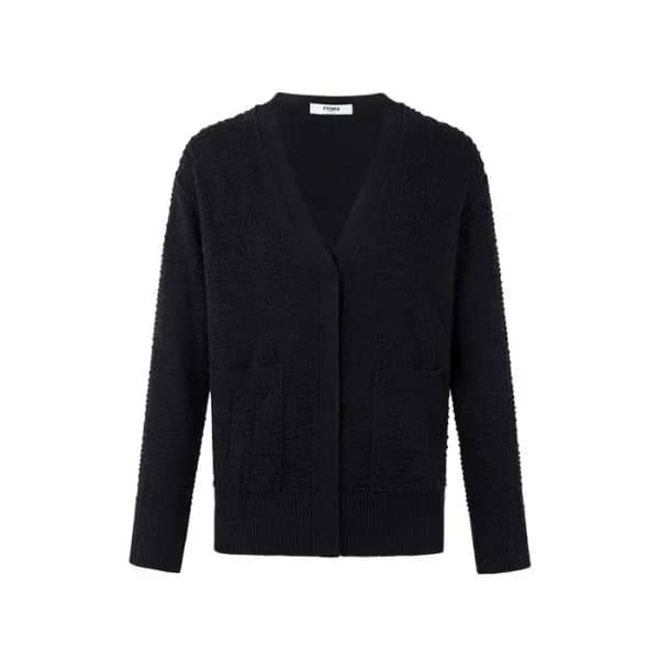 펜디 남성 브이넥 가디건 - Fendi Mens V-neck Cardigan - fec12… - 1