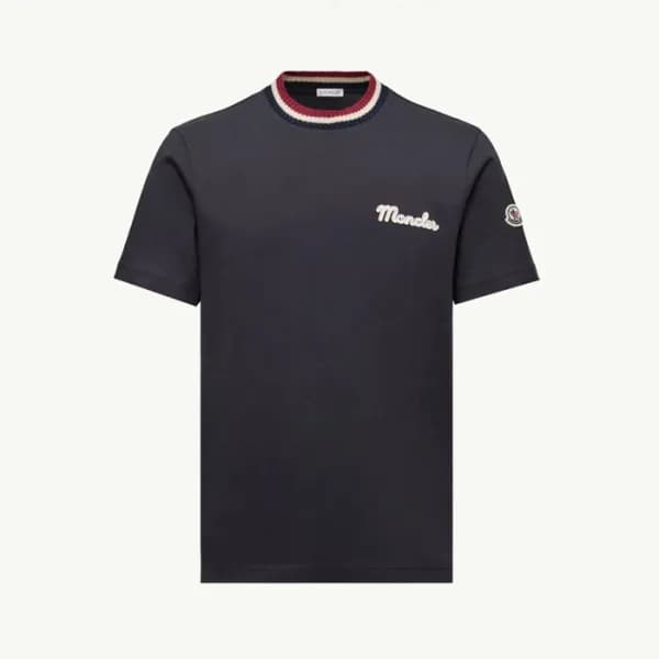 몽클레어 남성 반팔 티셔츠 - Moncler Mens Round Tshirt - moc13… - 1