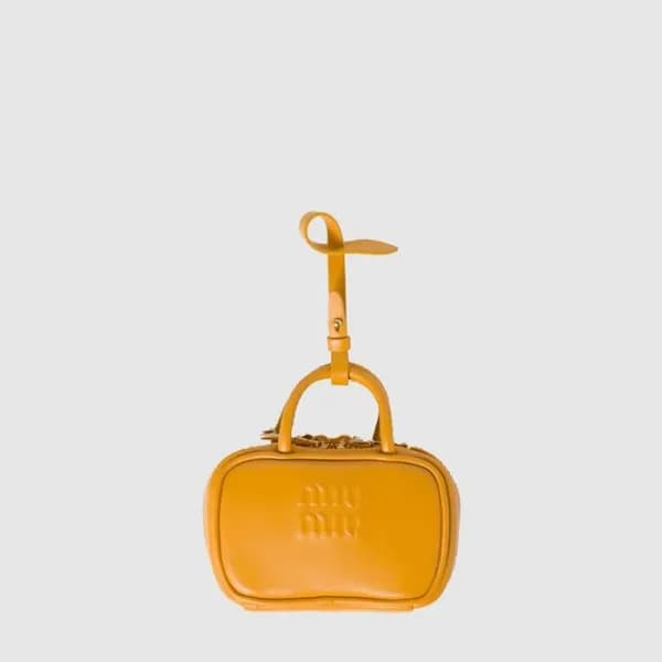 미우미우 여성 가죽 마이크로 보 백 - MiuMiu Womens Leather Micro … - 1