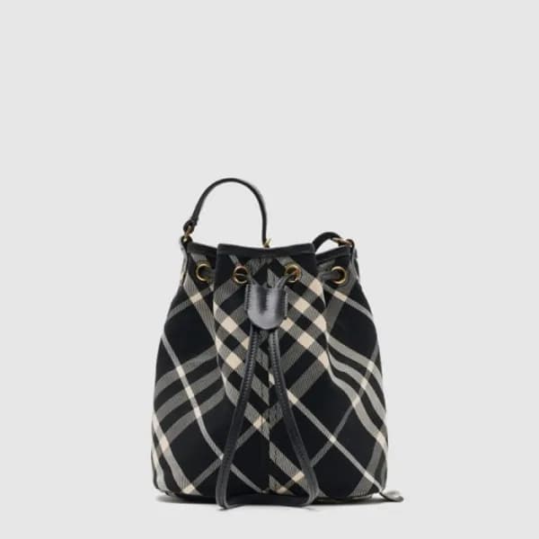 버버리 여성 체크 스트링 파우치 - Burberry Womens Check String P… - 1