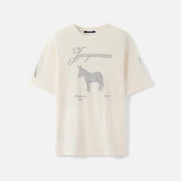 자크뮈스 남성 라운드 반팔티 - Jacquemus Mens Round Tshirt - ja… - 1