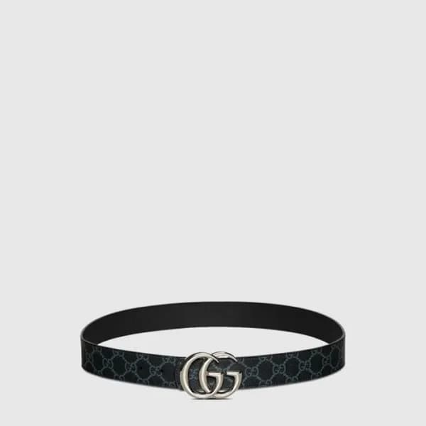 구찌 남성 리버서블 GG 마몽 벨트 - Gucci Mens Reversible GG Mar… - 1