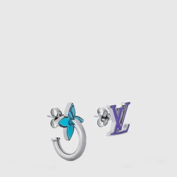 루이비통 남/녀 비즈 이어링 - Louis vuitton Unisex LV Initial … - 1
