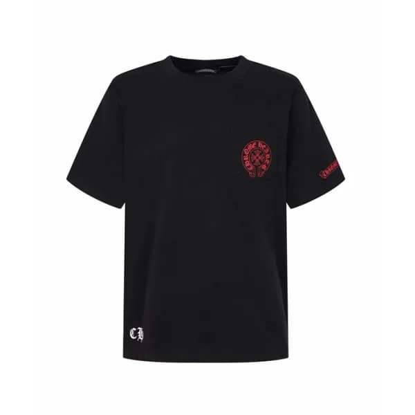 크롬하츠 남성 라운드 반팔티 - Chrom Hearts Mens Round Tshirt -… - 1