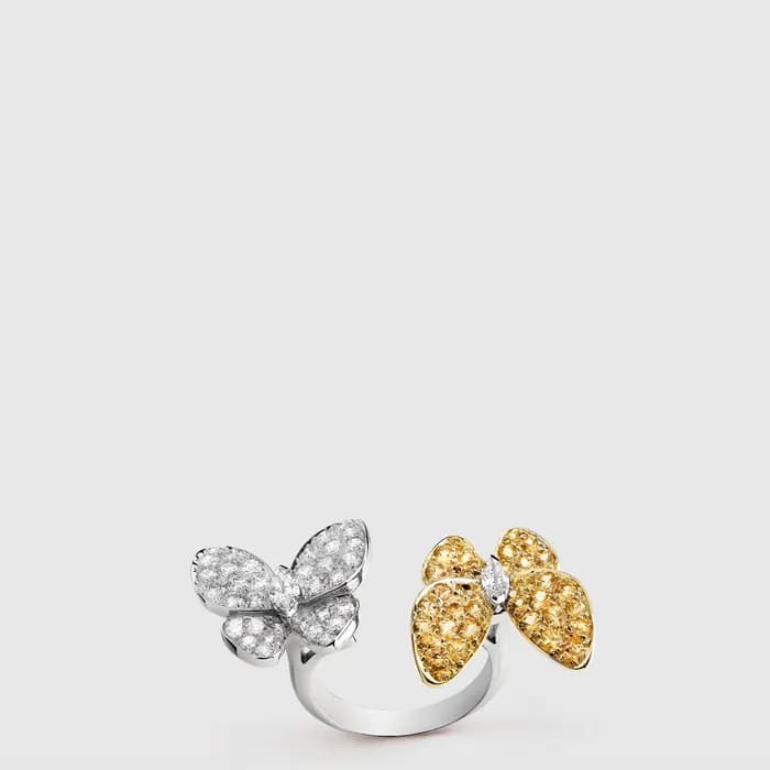 반클리프 아펠 여성 투 버터플라이 비트윈 더 핑거 링 - Van Cleef & Arpels… - 1
