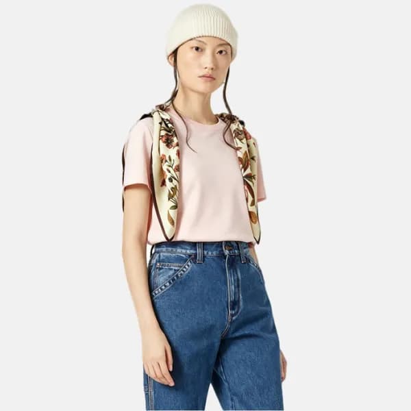 로로피아나 여성 라운드 반팔티 - Loro Piana Womens Round Tshirt … - 1