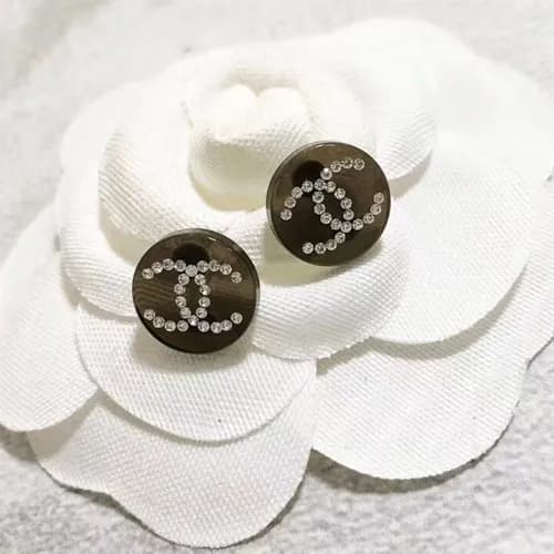 CHANEL White Gold Earring - 샤넬 여성용 18k도금 화이트 골드… - 1