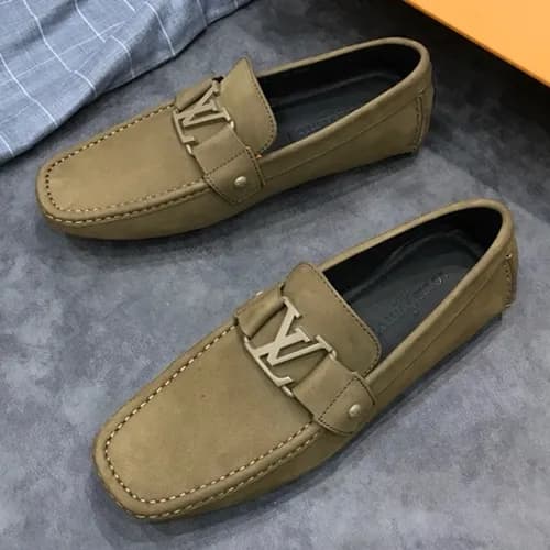 [매장판] LOUIS VUITTON 2018 MENS STRAP LEATHER LOAFER… - 1