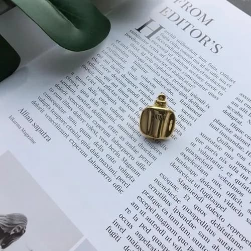 DIOR MENS YELLOW GOLD CUFFS - 디올 남성용 18k도금… - 1