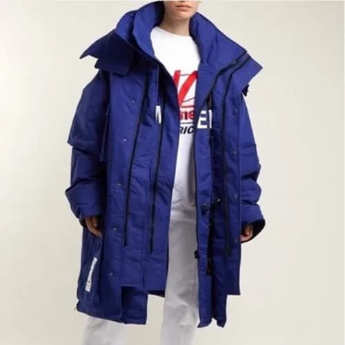 Vetements Mens Down Padding Paka - 베트멍 더블 레이어드 다운파… - 1