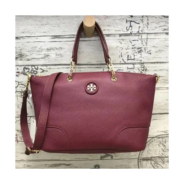 Tory Burch Leather Tote Shoulder Bag,30cm - 토리버치 레… - 1